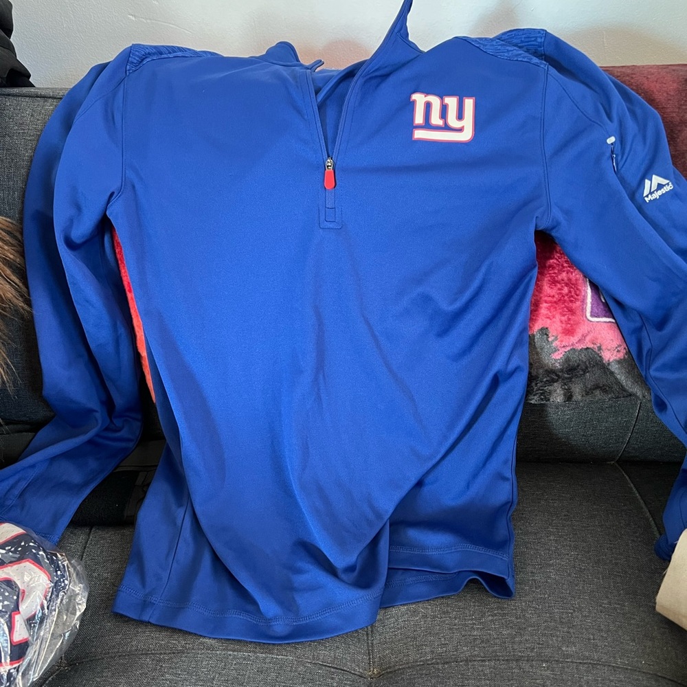New York Giants quarter zip sweater